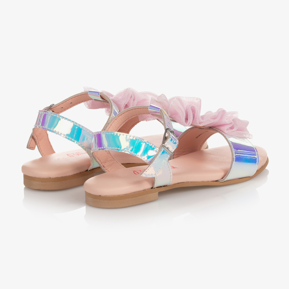 Billieblush-Girls Silver Sandals | Childrensalon Outlet