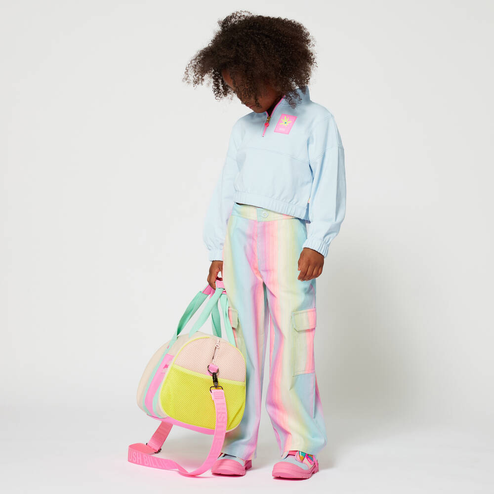 Billieblush-Girls Sky Cotton Zip-Up Jumper | Childrensalon Outlet