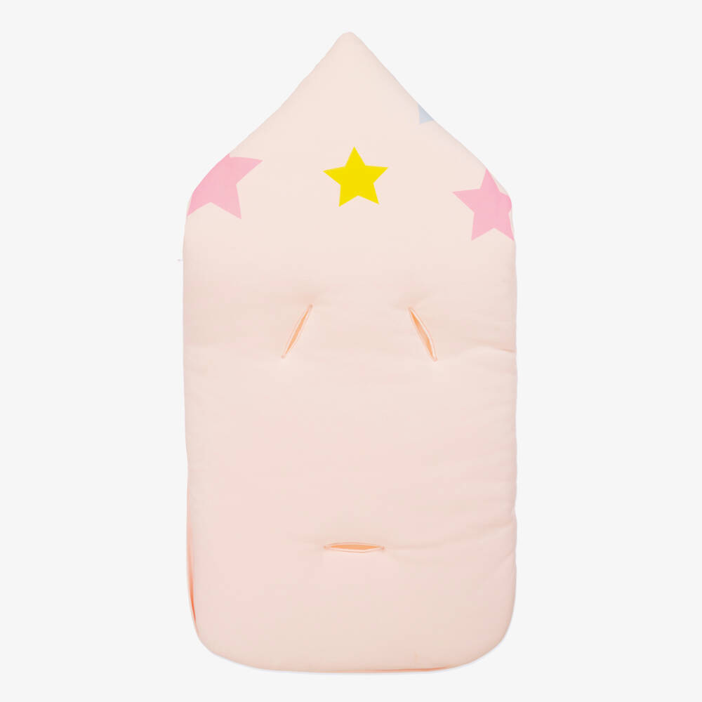 Billieblush-Girls Soft Pink Cotton Star Cocoon | Childrensalon Outlet