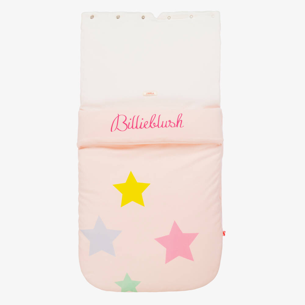 Billieblush-Girls Soft Pink Cotton Star Cocoon | Childrensalon Outlet