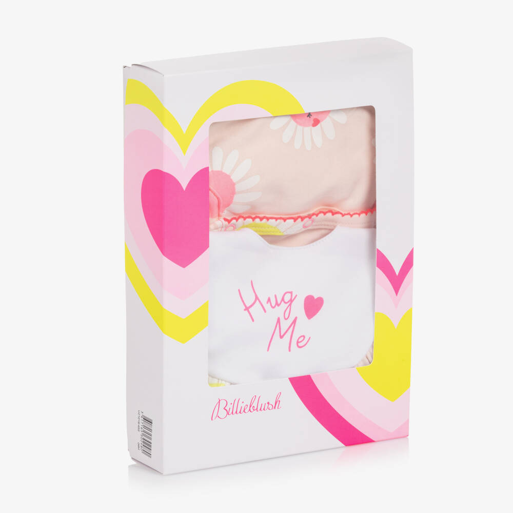 Billieblush-Girls Soft Pink Floral Babysuit Ensemble | Childrensalon Outlet