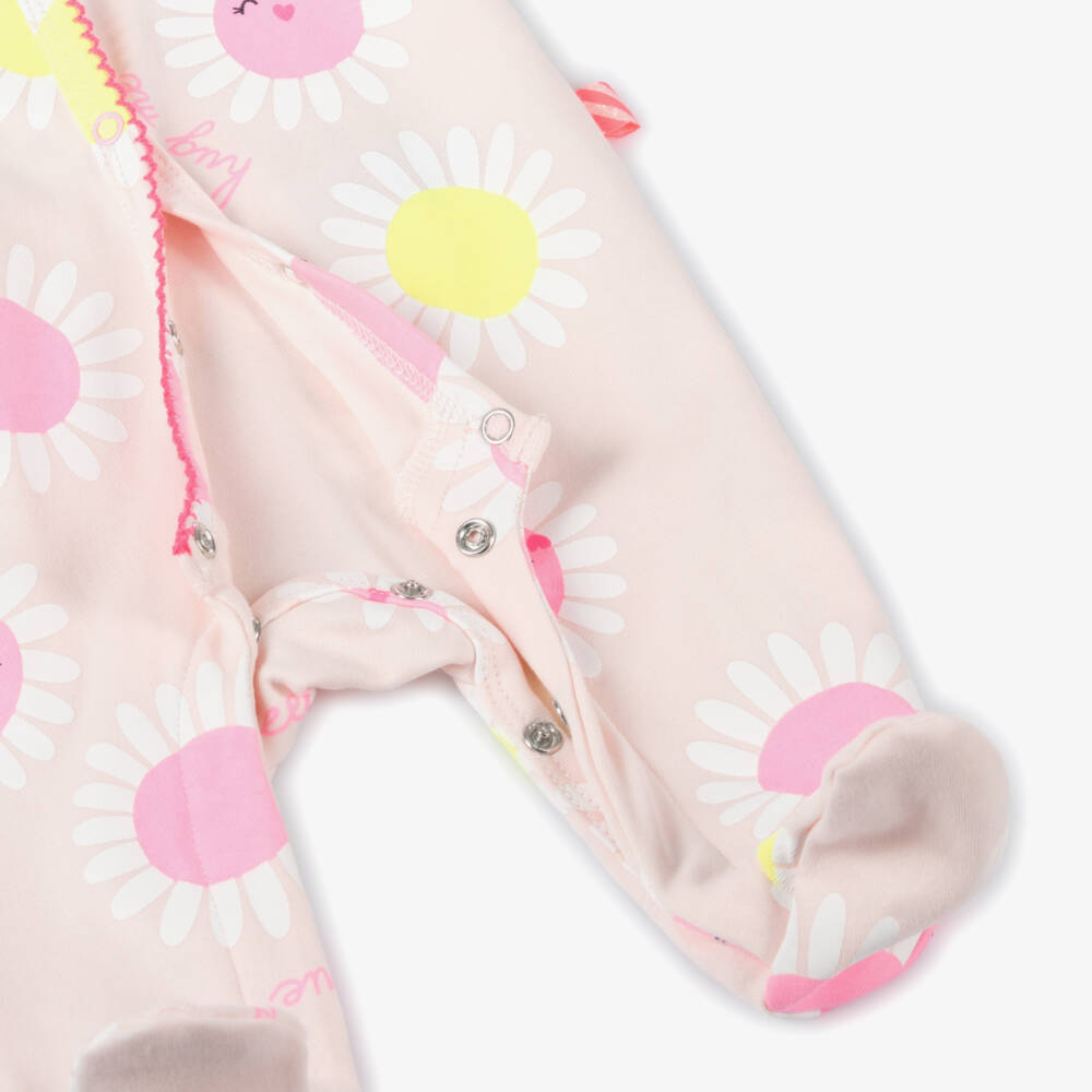 Billieblush-Girls Soft Pink Floral Babysuit Ensemble | Childrensalon Outlet