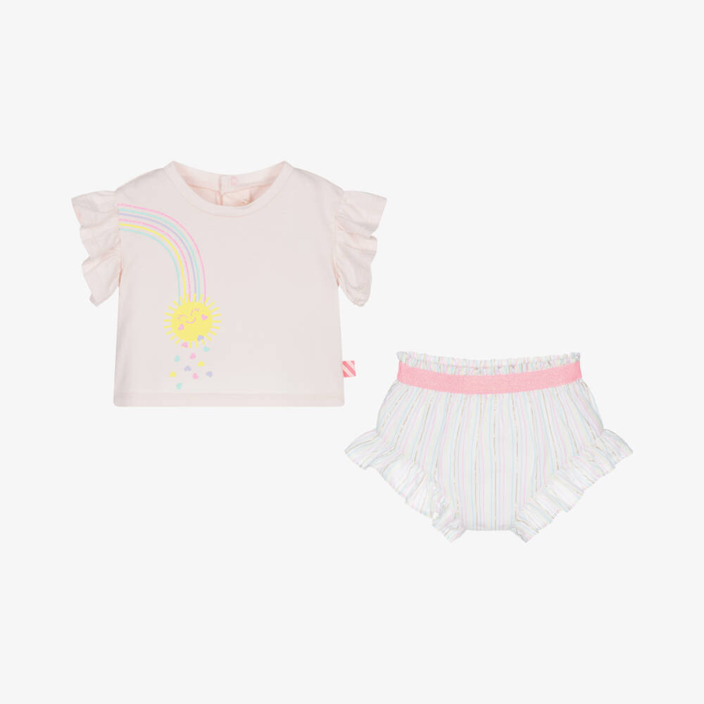 Billieblush-Набор для девочек с мягкими розовыми оборками | Childrensalon Outlet