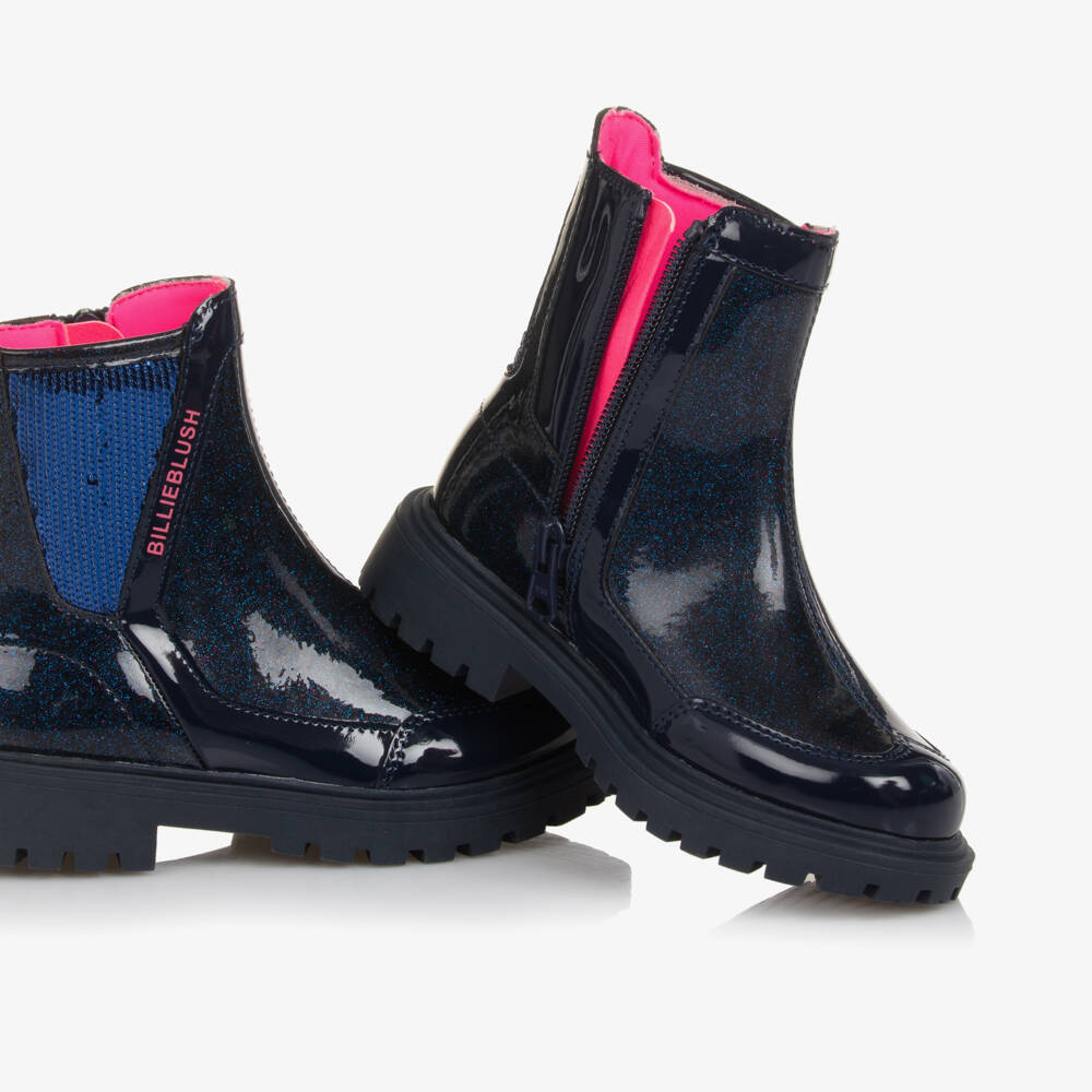 Billieblush-Girls Sparkle Patent Boots | Childrensalon Outlet