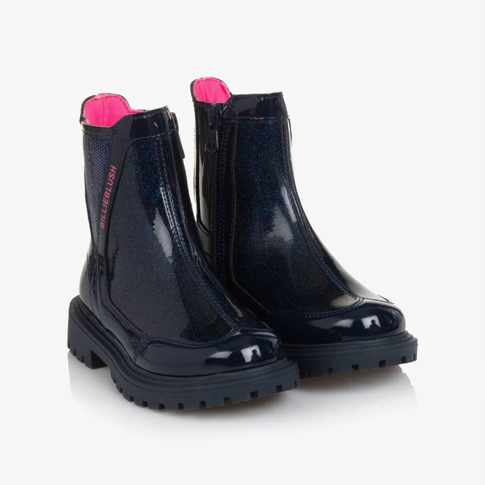 Billieblush-Girls Sparkle Patent Boots | Childrensalon Outlet