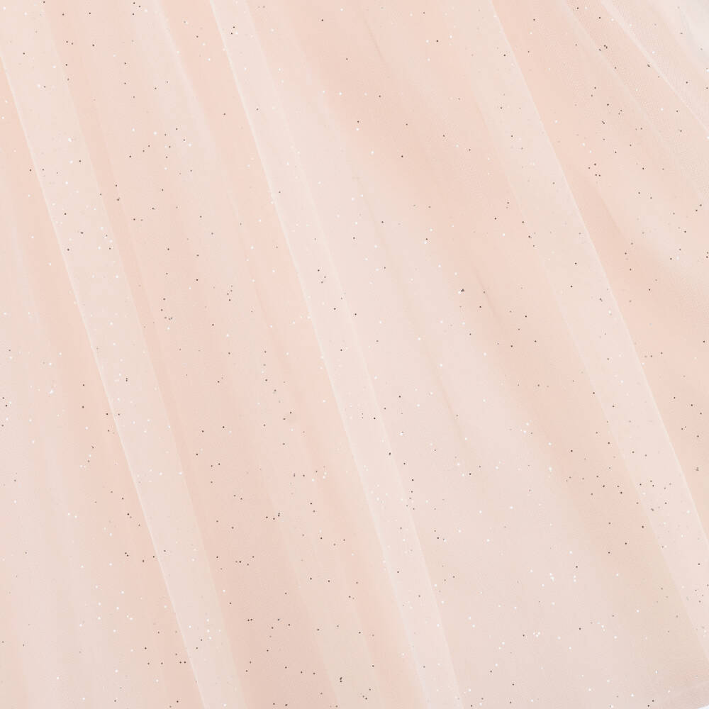 Billieblush-Платье из блестящего персикового тюля для девочек | Childrensalon Outlet