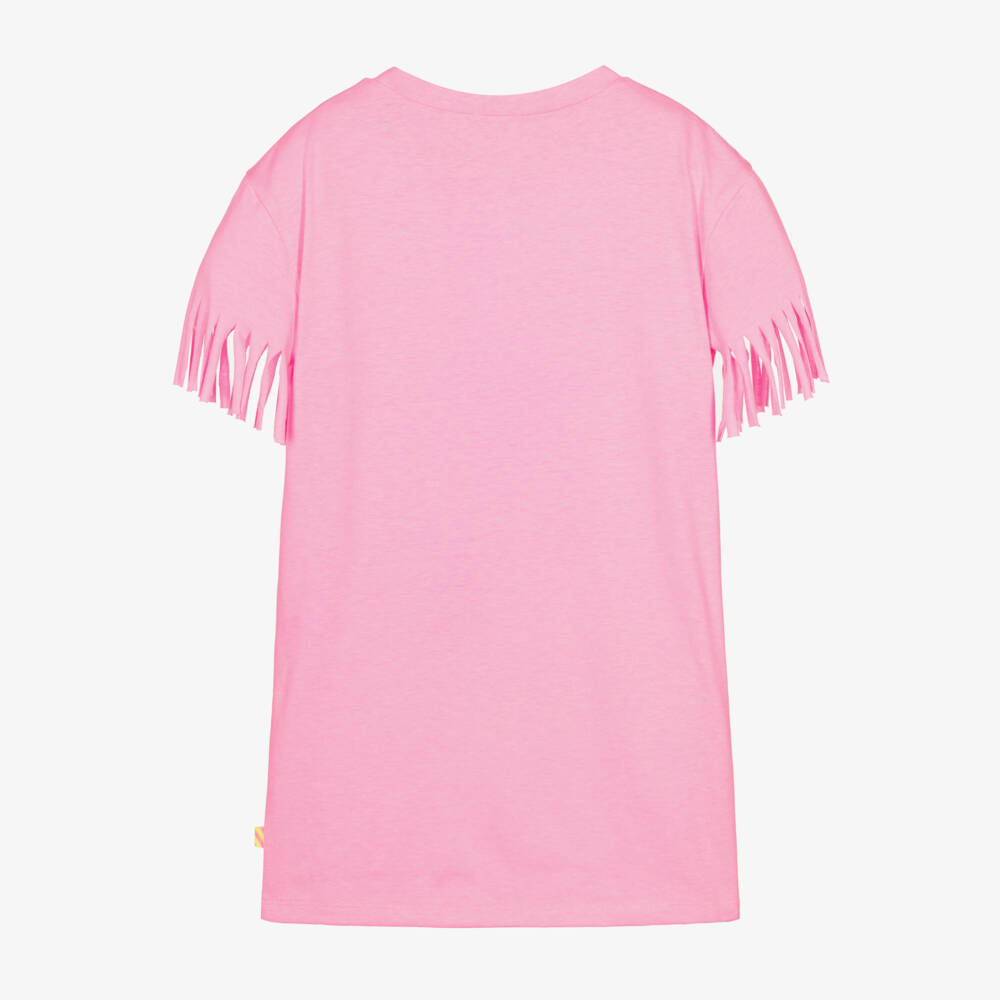 Billieblush-Girls Sparkling Pink Fringe Dress | Childrensalon Outlet