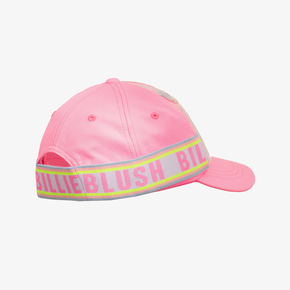 Billieblush-Girls Sparkling Pink Heart Hat | Childrensalon Outlet