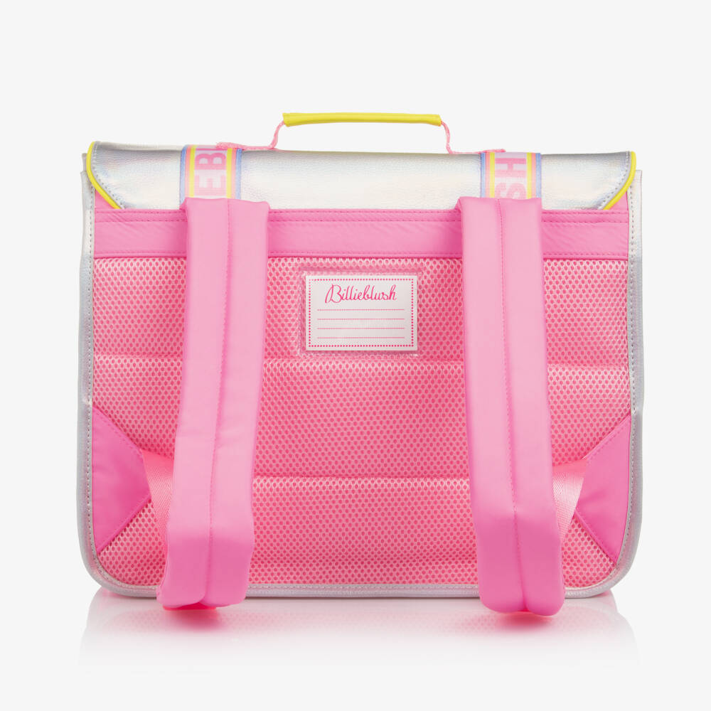 Billieblush-Girls Sparkling Pink & Silver Backpack | Childrensalon Outlet