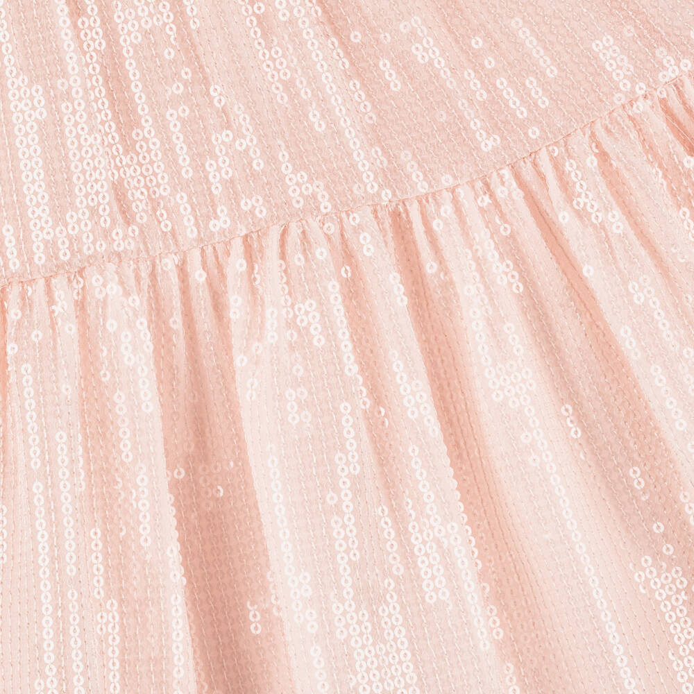 Billieblush-Girls Sparkling Pink Tulle Gown | Childrensalon Outlet