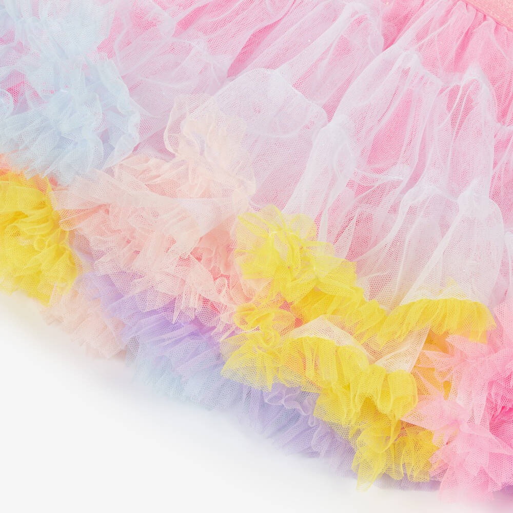 Billieblush-تنورة تول وردية براقة للبنات | Childrensalon Outlet