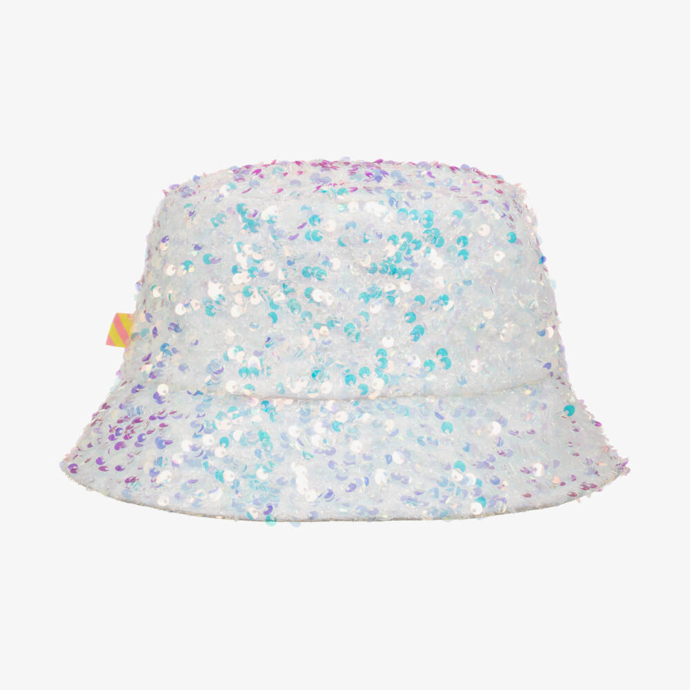 Billieblush-Girls Sparkling Sequin Sun Hat | Childrensalon Outlet