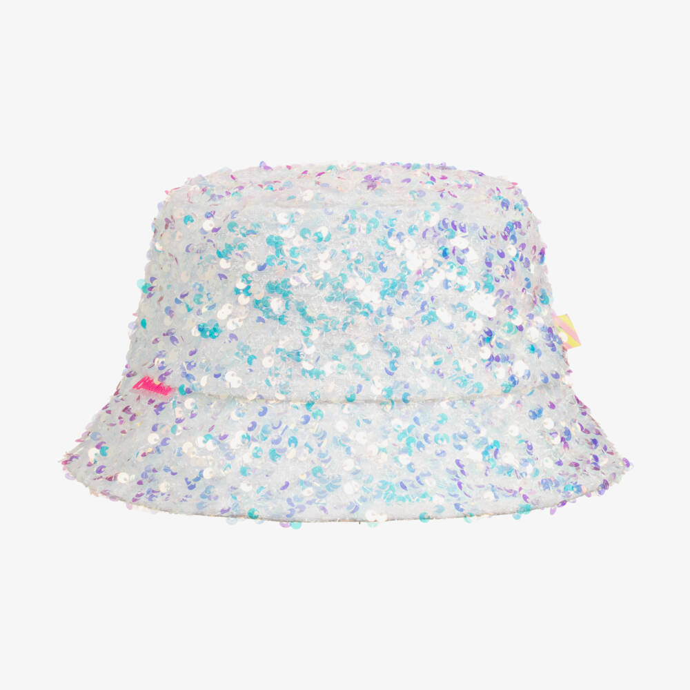Billieblush-Girls Sparkling Sequin Sun Hat | Childrensalon Outlet