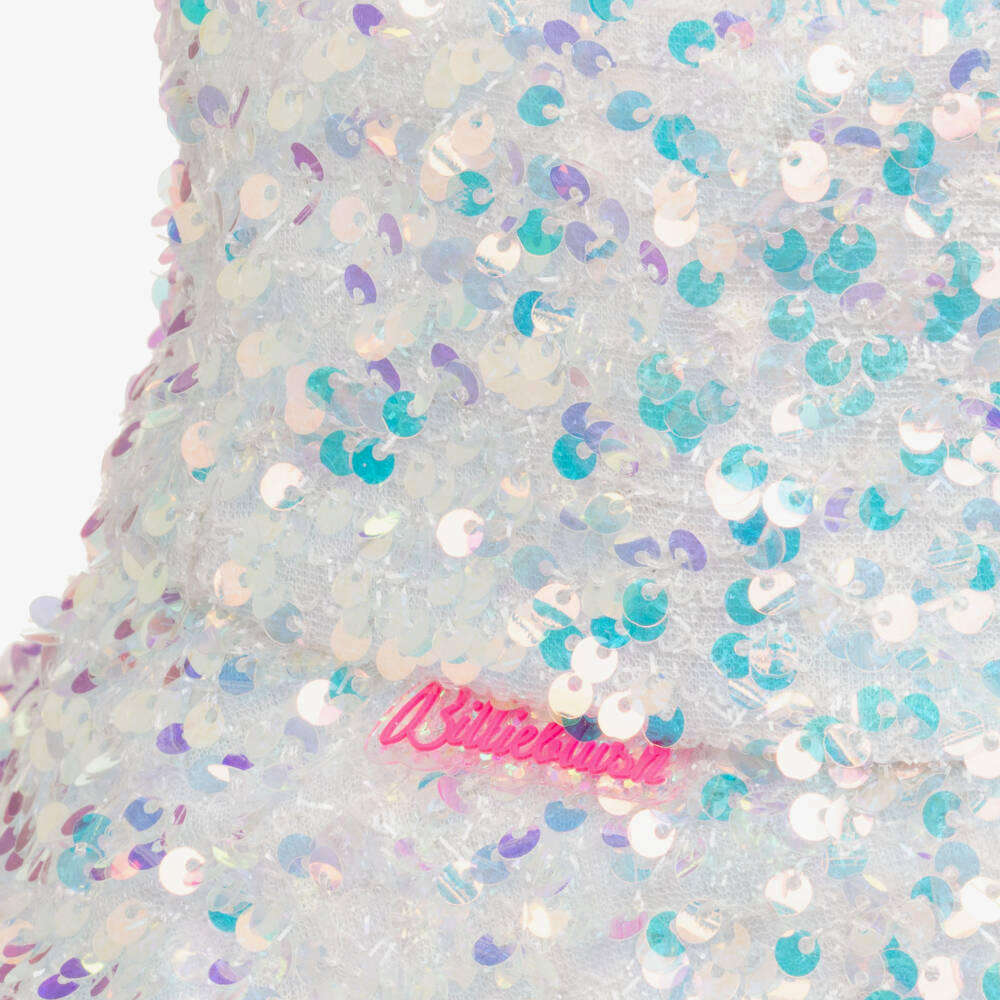 Billieblush-Girls Sparkling Sequin Sun Hat | Childrensalon Outlet