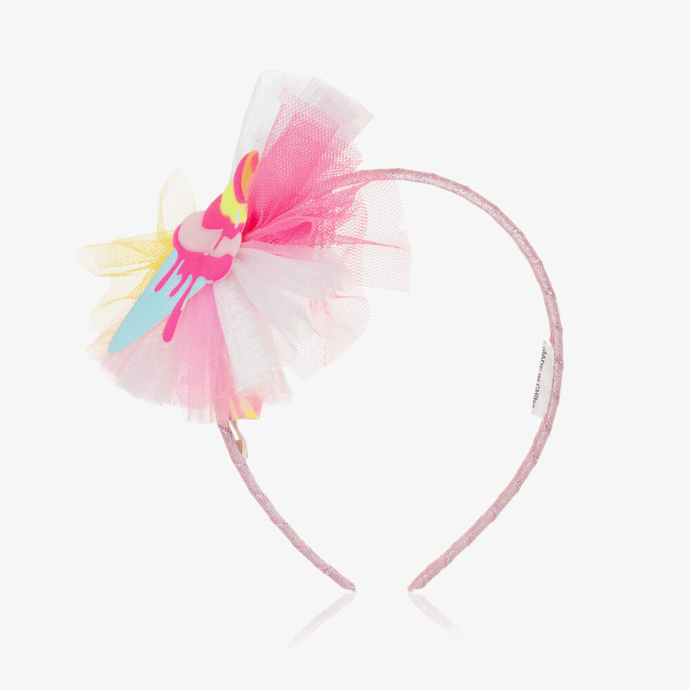 Billieblush-Girls Sparkling Tulle Ice Cream Headband | Childrensalon Outlet