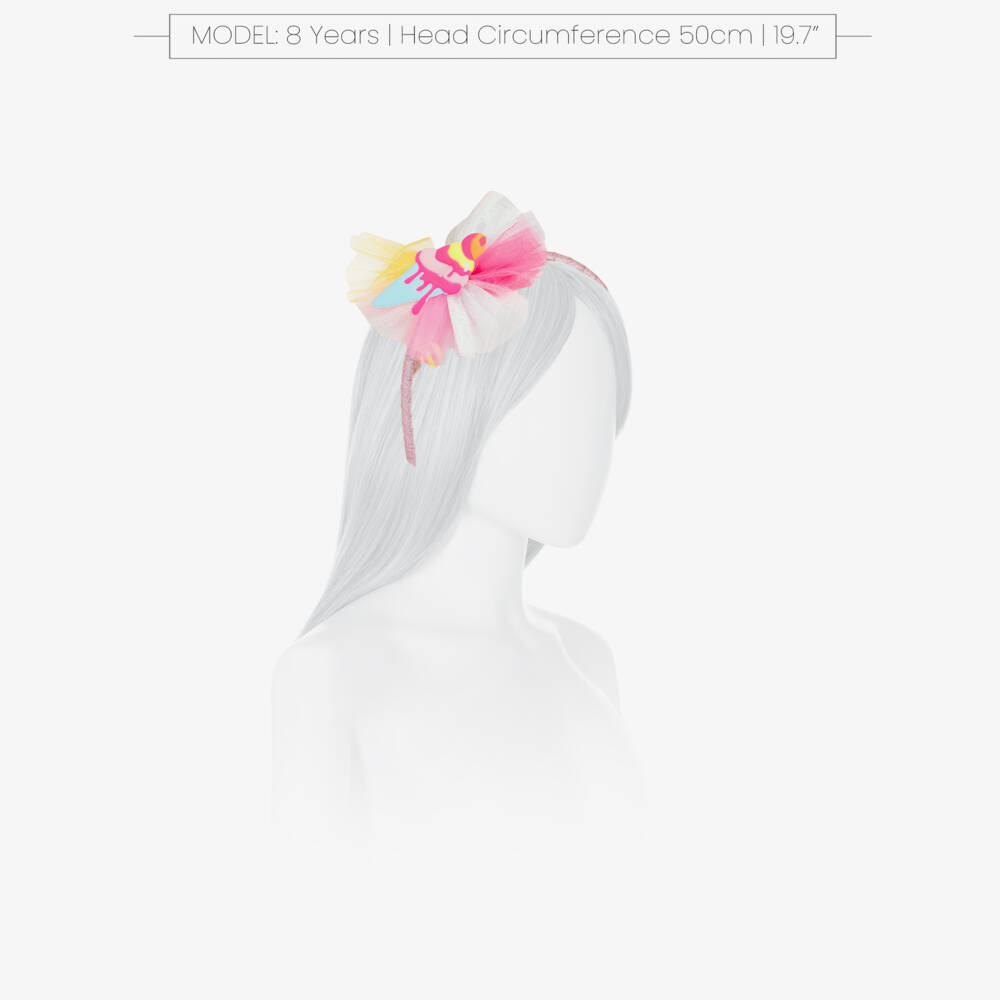 Billieblush-Girls Sparkling Tulle Ice Cream Headband | Childrensalon Outlet