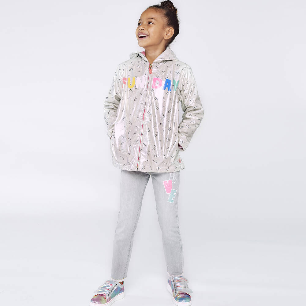 Billieblush silver coat new arrivals