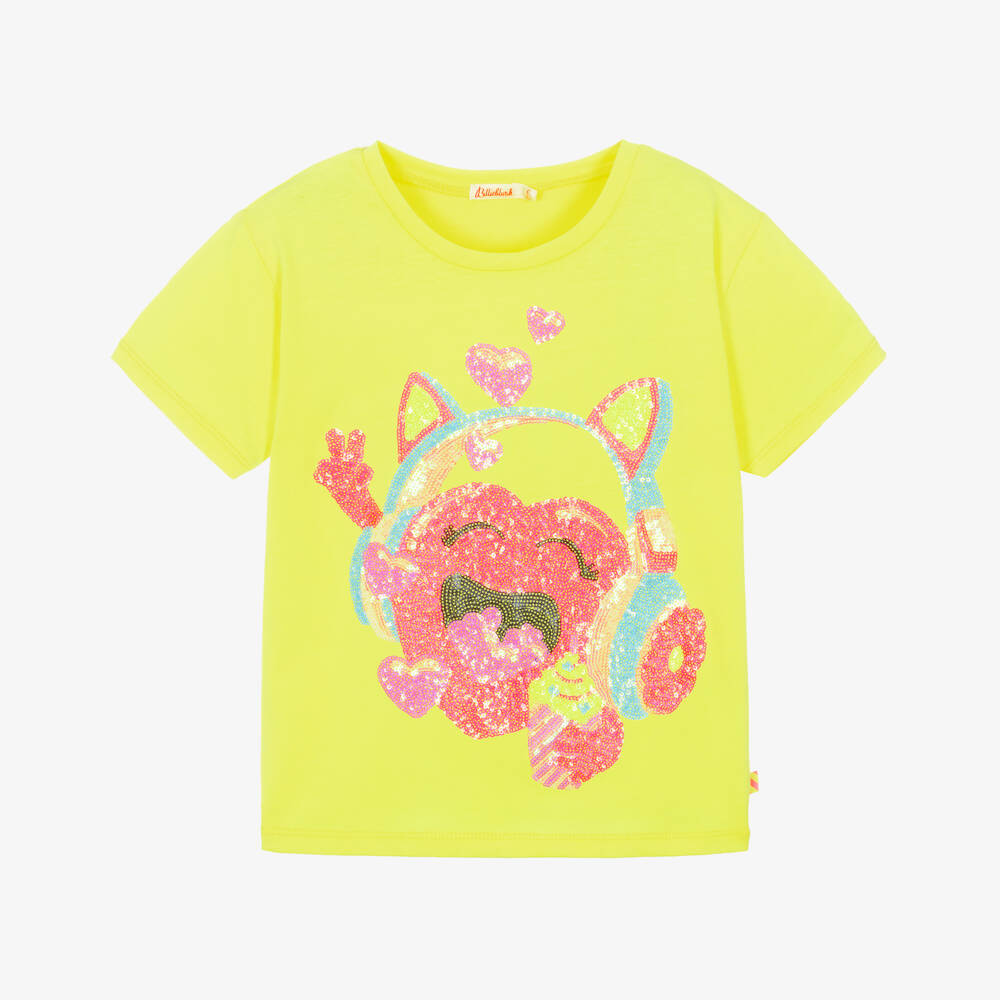 Billieblush-Футболка с блестящим рисунком для девочек | Childrensalon Outlet