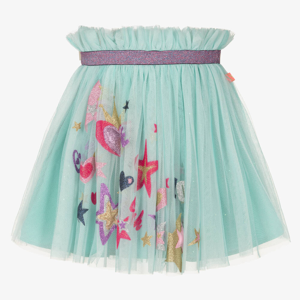 Billieblush - Girls Turquoise Tutu Skirt | Childrensalon