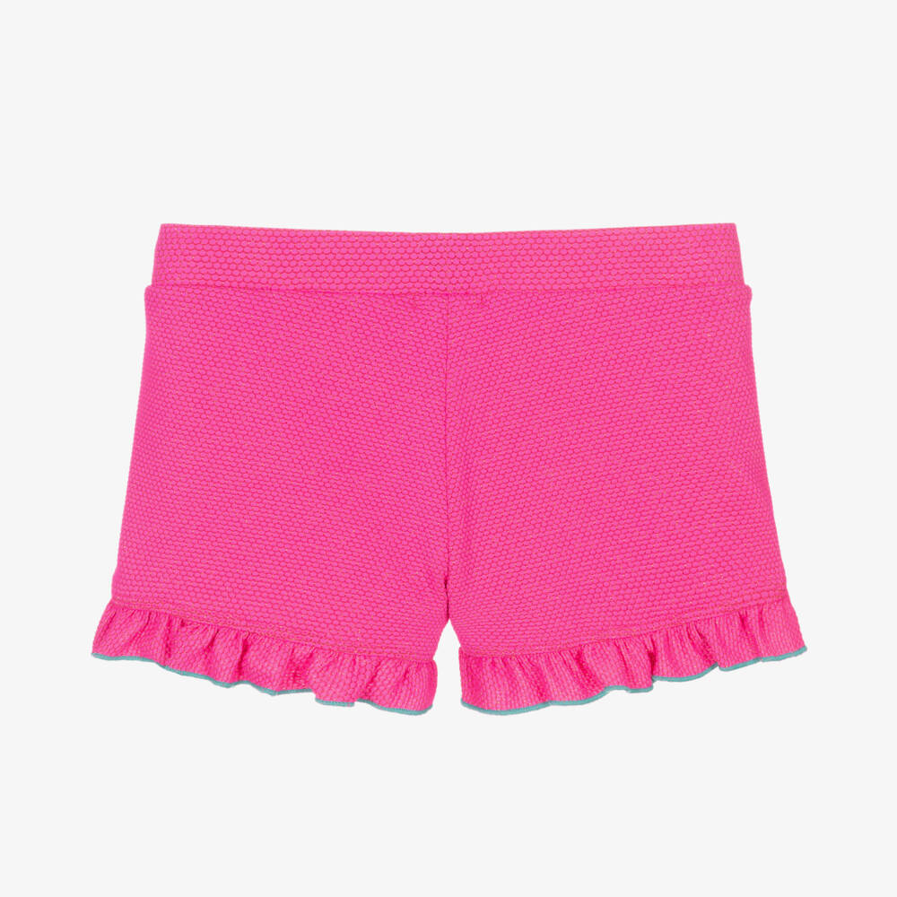 Billieblush-Girls Twinkling Pink Beach Shorts | Childrensalon Outlet