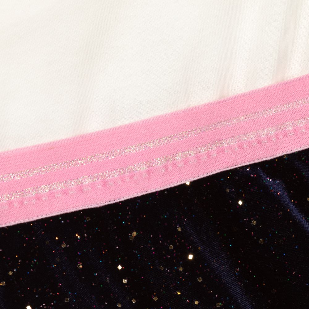 Billieblush-Girls Velour & Jersey Dress | Childrensalon Outlet