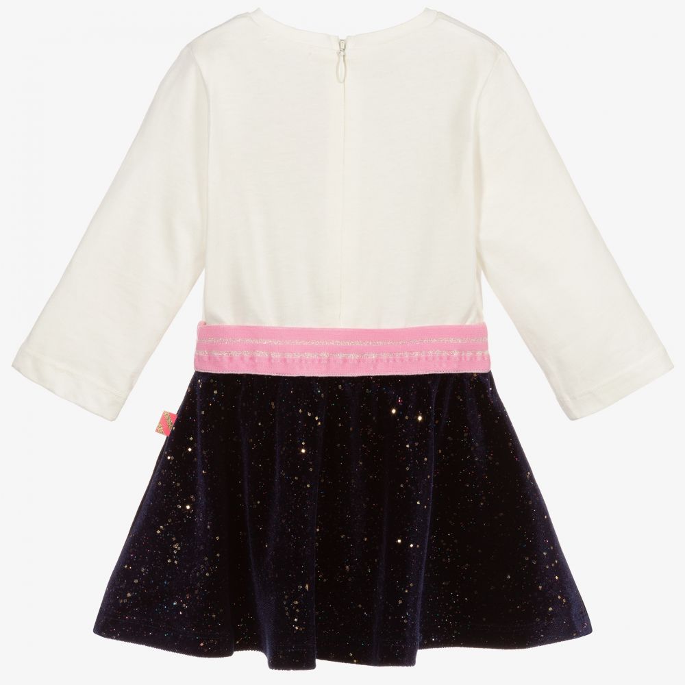 Billieblush-Girls Velour & Jersey Dress | Childrensalon Outlet