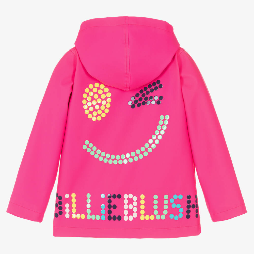 Billieblush-Girls Vibrant Pink Hooded Coat | Childrensalon Outlet