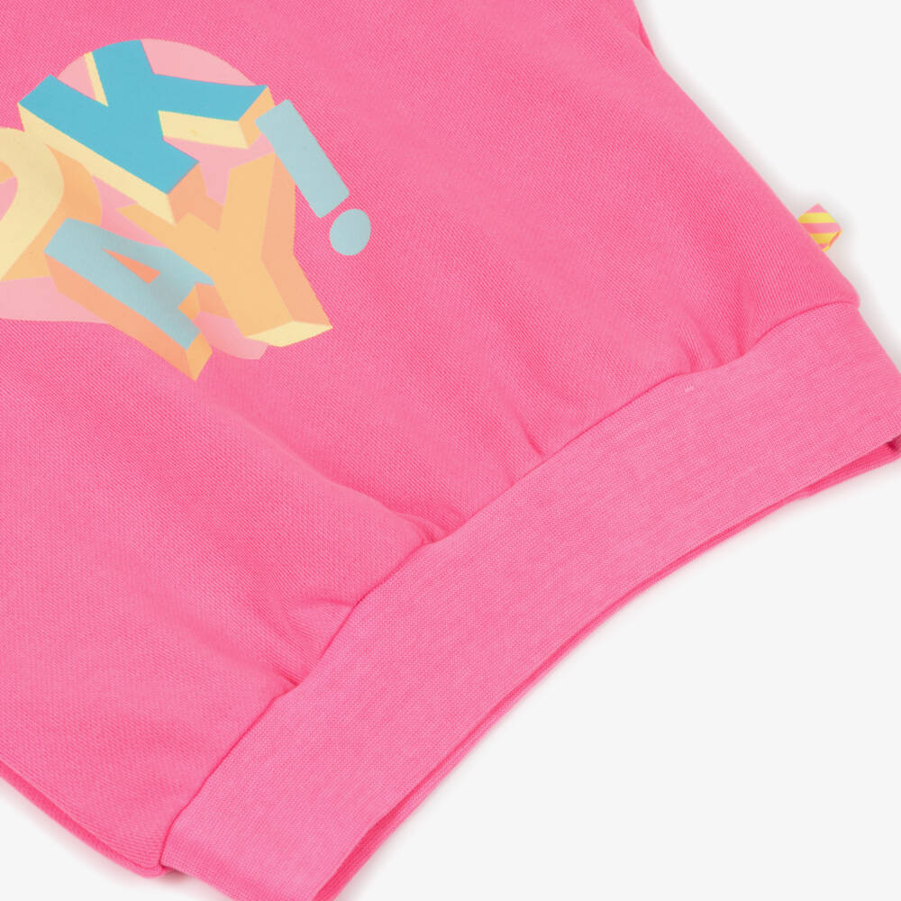 بيلي بلاش-هودي جيرسي وردي زاهي للبنات | Childrensalon Outlet