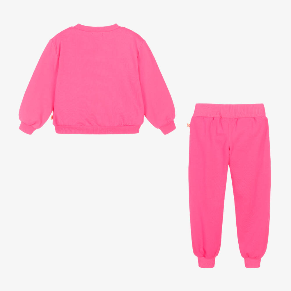 Billieblush-Girls Vibrant Pink Jogger Set | Childrensalon Outlet