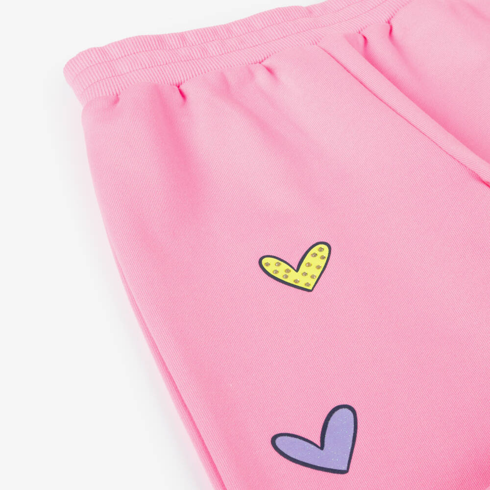 Billieblush-Girls Vibrant Pink Patterned Trousers | Childrensalon Outlet