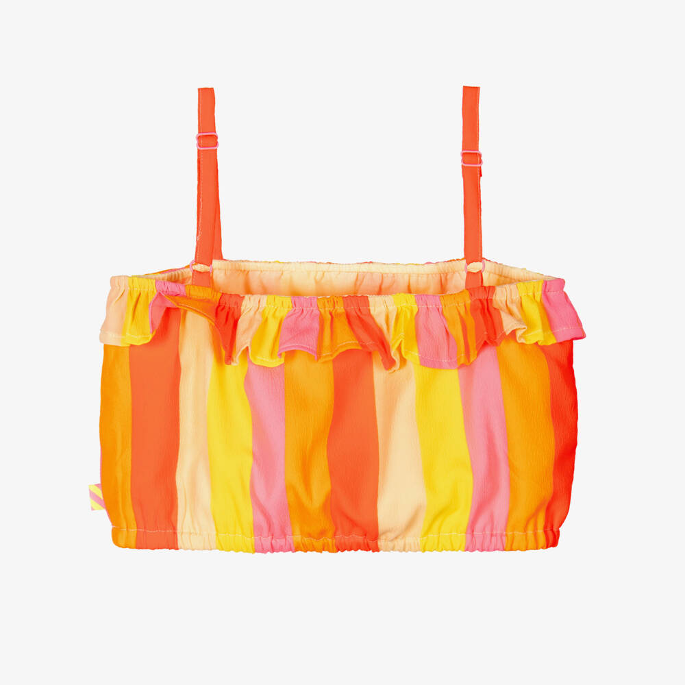 Billieblush-Girls Vibrant Ruffle Strap Top | Childrensalon Outlet