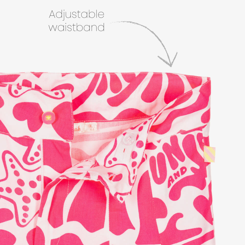 Billieblush-Girls Vibrant Shell Patterned Shorts | Childrensalon Outlet