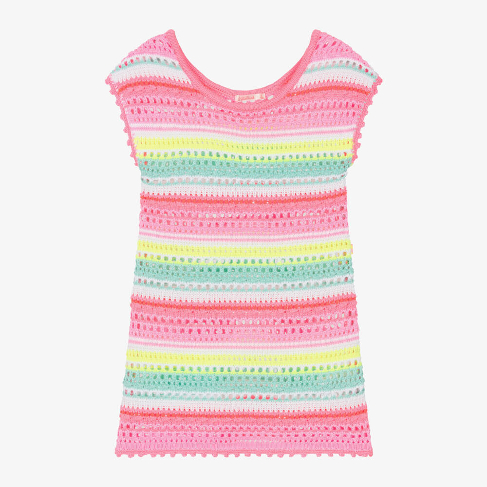 Billieblush-Girls Vibrant Striped Knit Dress | Childrensalon Outlet