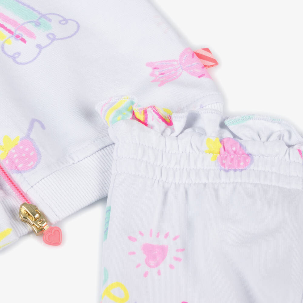 Billieblush-Girls Whimsical White Tracksuit Set | Childrensalon Outlet
