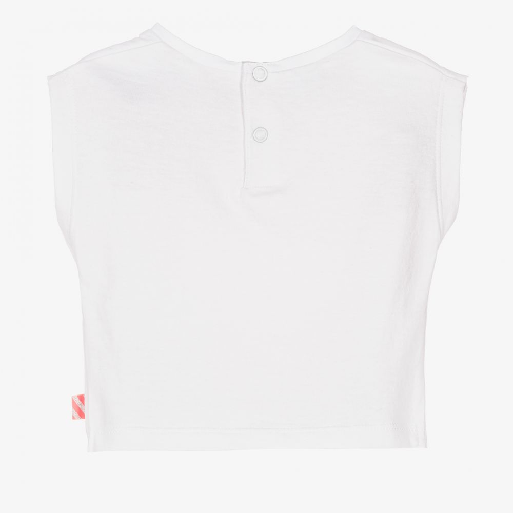 Billieblush-Белый укороченный топ из хлопка для девочек | Childrensalon Outlet