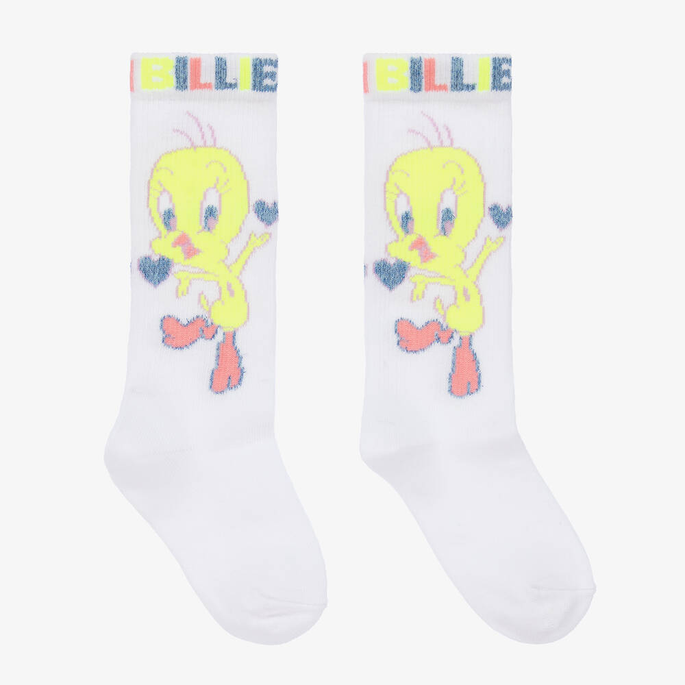 Billieblush - Белые хлопковые носки Looney Tunes | Childrensalon