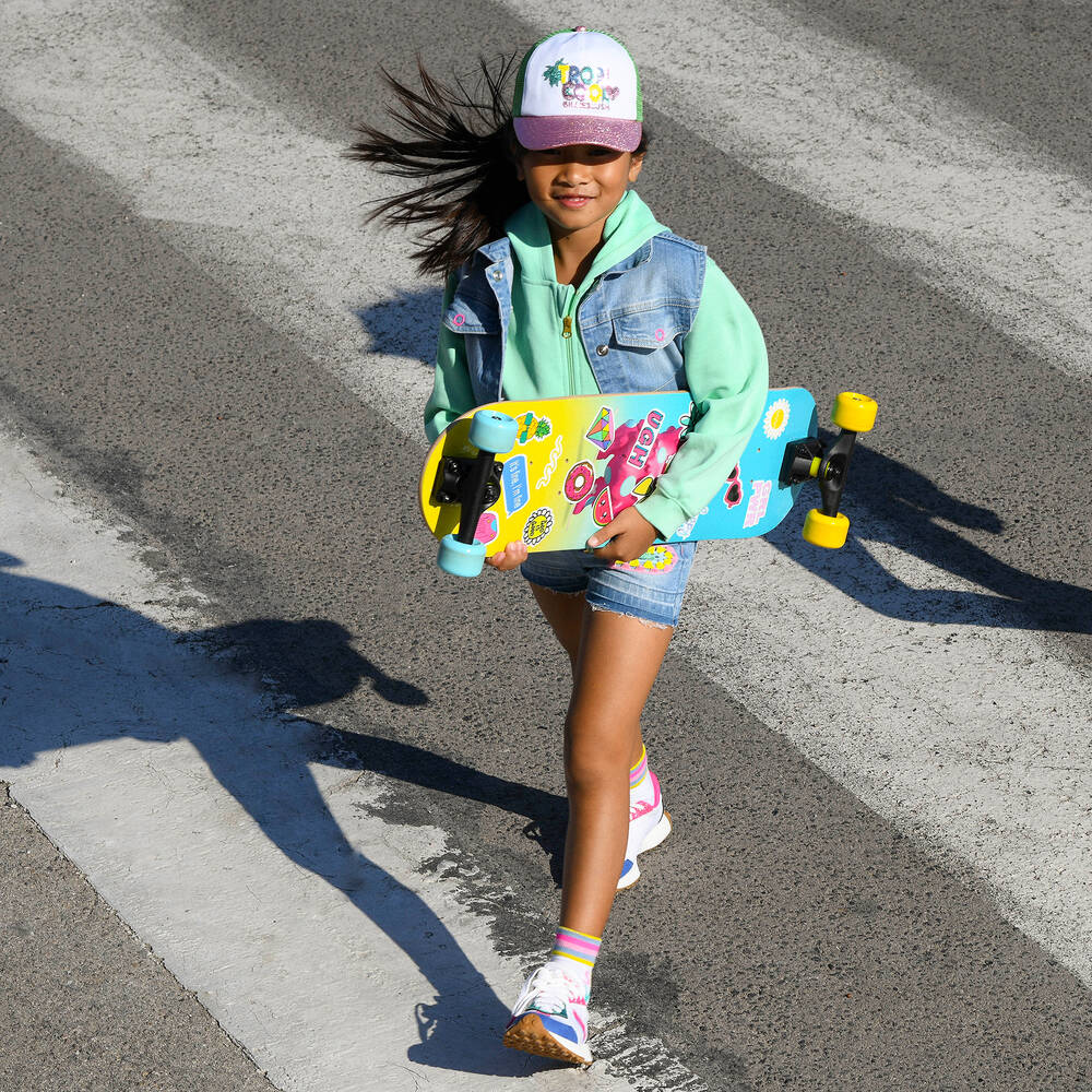 Billieblush-Girls White & Gold Trim Summer Socks | Childrensalon Outlet