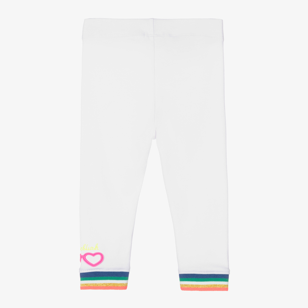 Billieblush-Girls White Leggings | Childrensalon Outlet