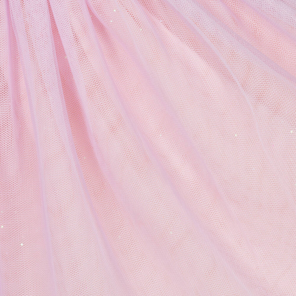 Billieblush-Girls White & Lilac Slogan Dress | Childrensalon Outlet