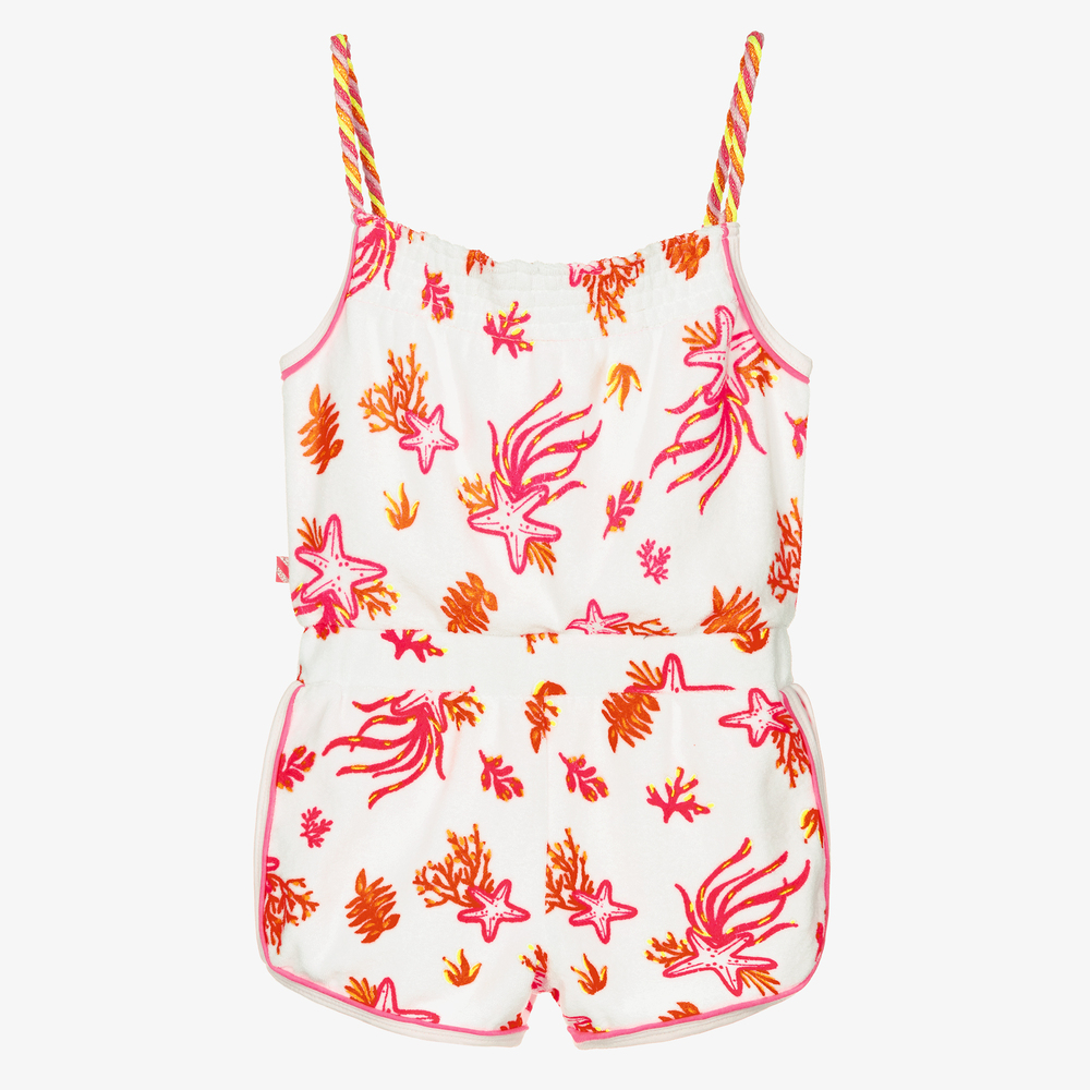 Billieblush-بلاي سوت قطن لون أبيض للبنات | Childrensalon Outlet