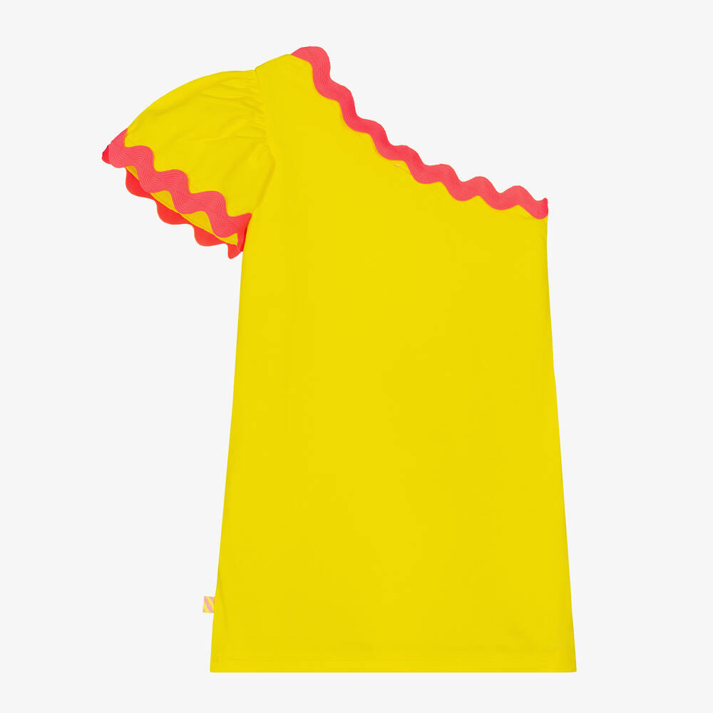 بيلي بلاش-فستان بطبعة ديزني قطن لون أصفر للبنات | Childrensalon Outlet