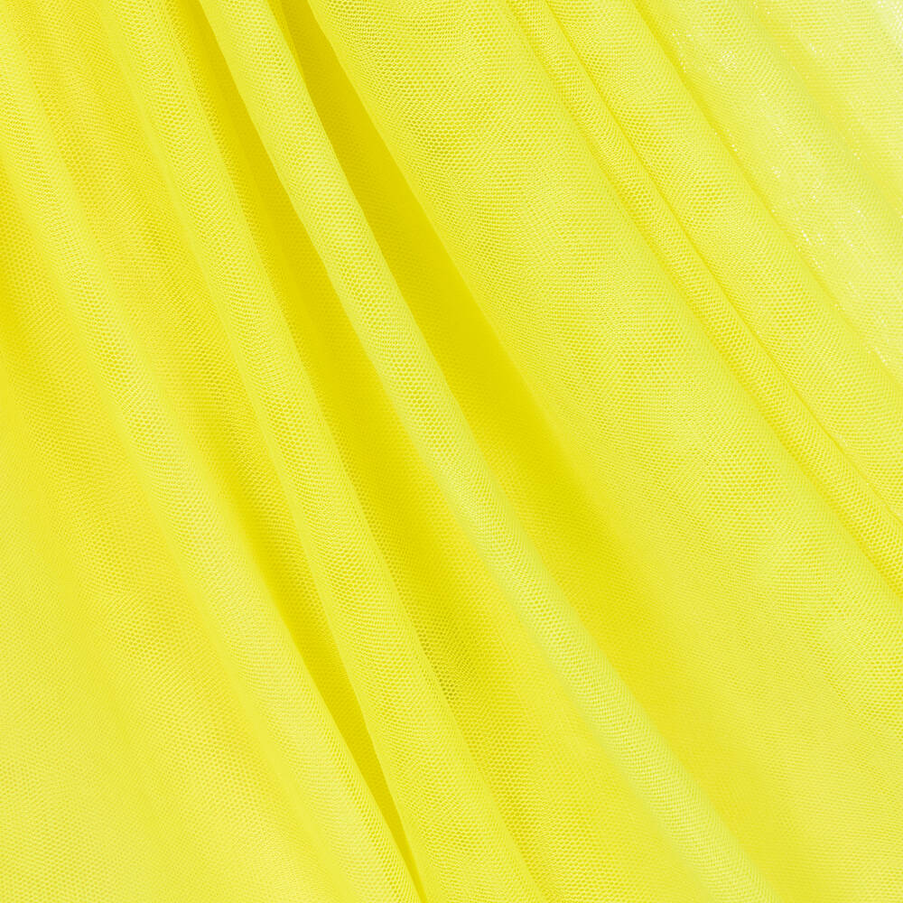 Billieblush-Girls Yellow Frilled Tulle Dress | Childrensalon Outlet