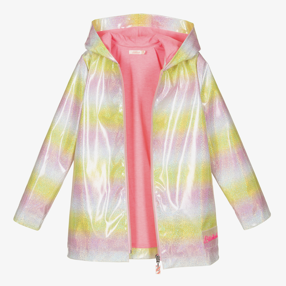Billieblush outlet glitter raincoat