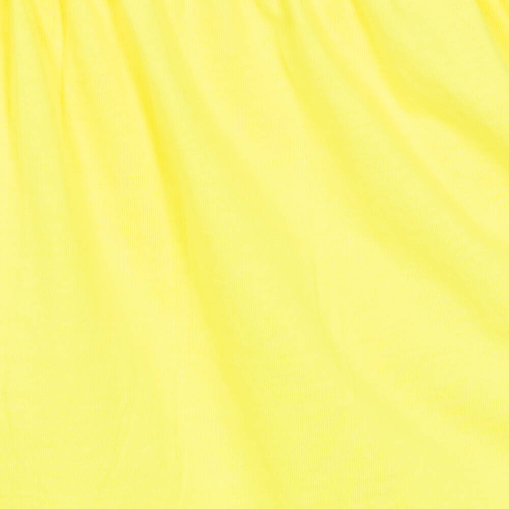 Billieblush-Желтое хлопковое платье с попугаями | Childrensalon Outlet