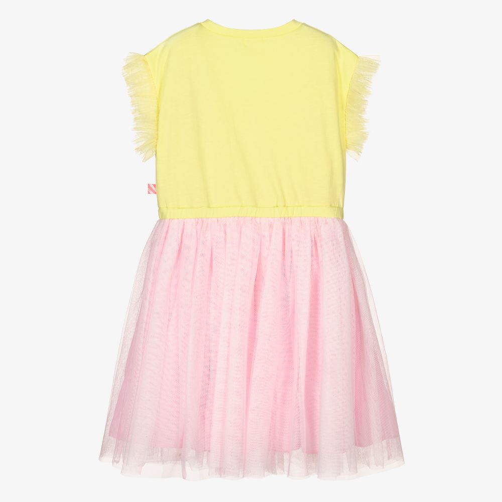 Billieblush-Желто-розовое платье для девочек | Childrensalon Outlet