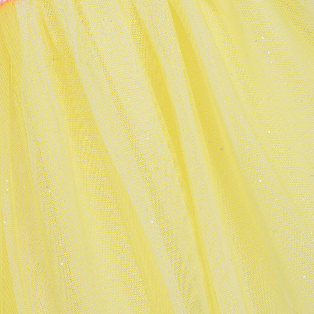 Billieblush-Желтое платье из тюля с радугой | Childrensalon Outlet