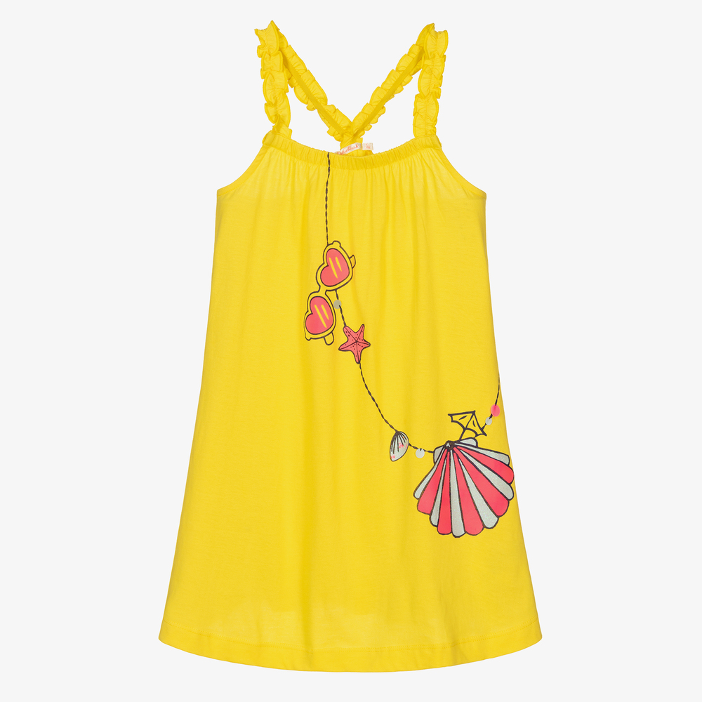 Billieblush - Robe jaune sans manches Fille | Childrensalon