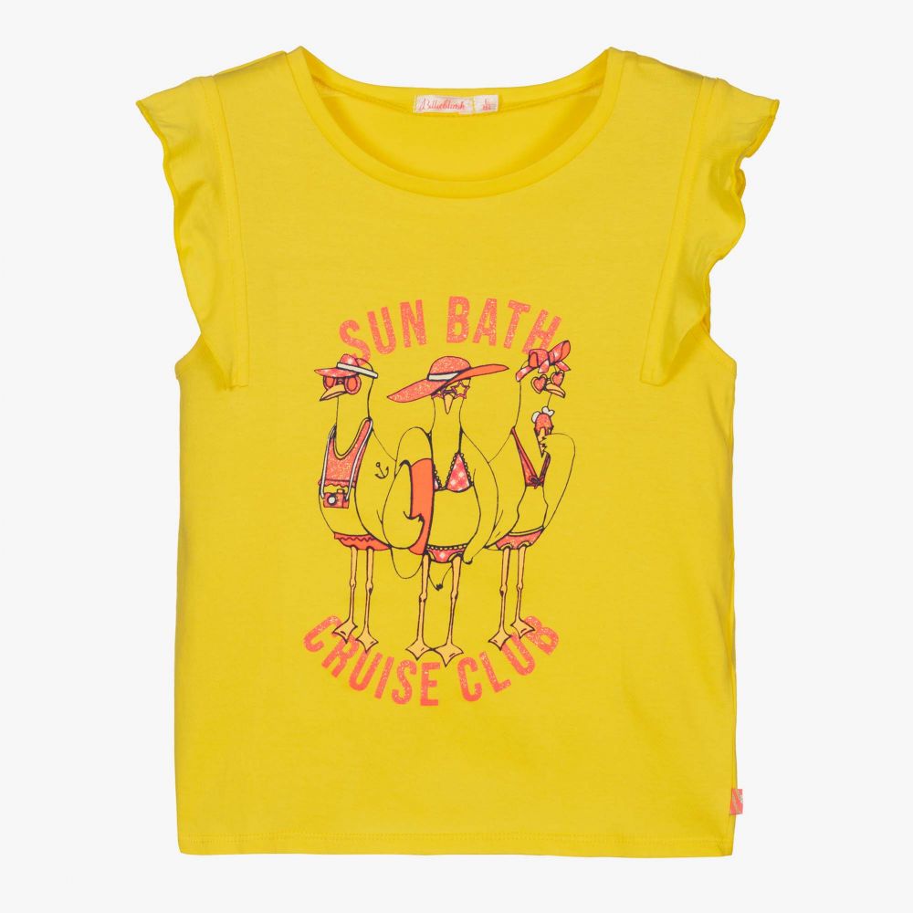 Girls yellow top shop