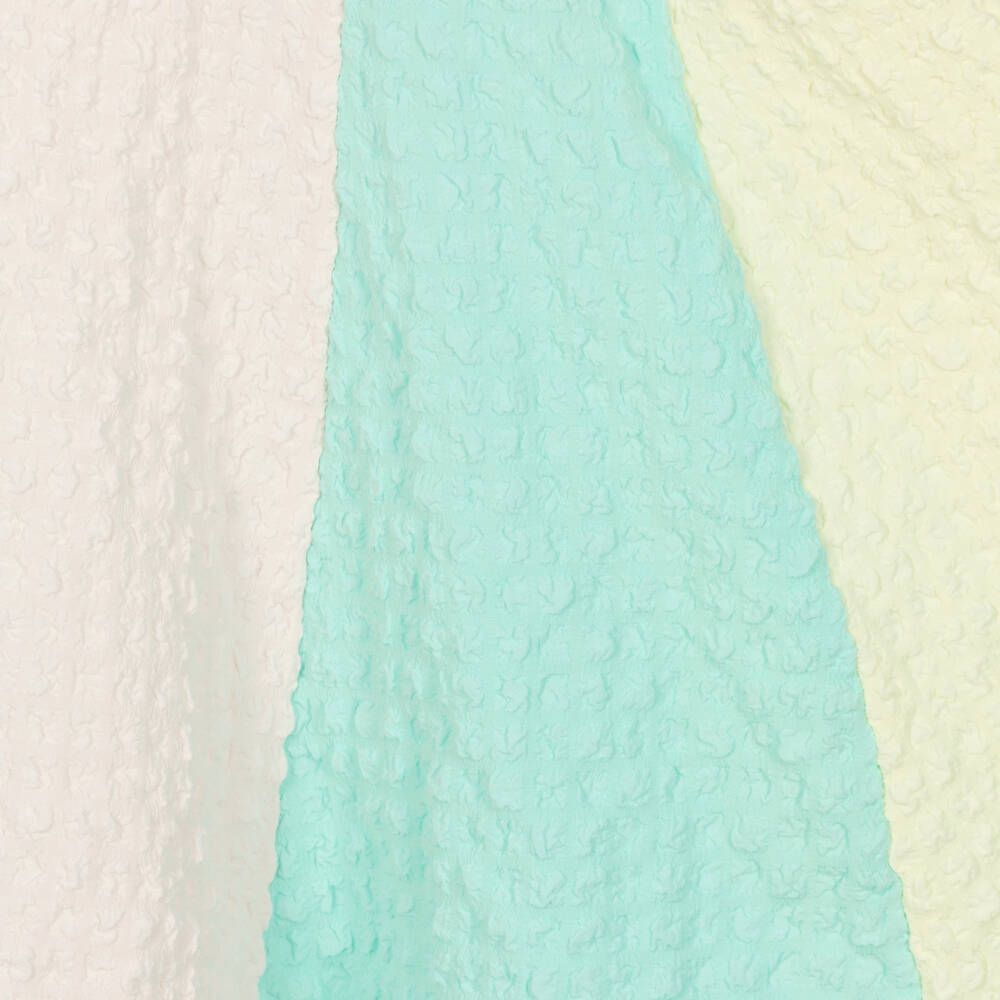 Billieblush-Girls Yellow Striped Seersucker Dress | Childrensalon Outlet