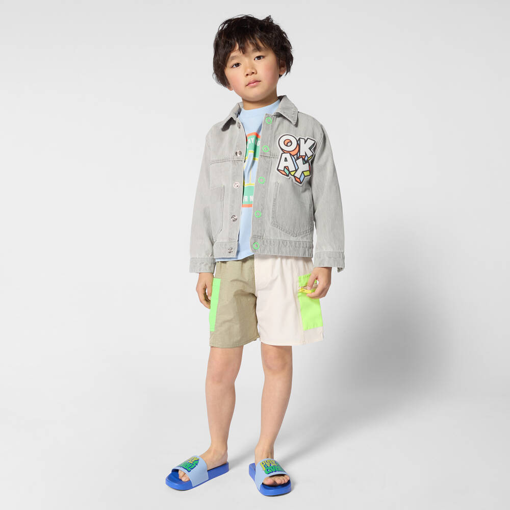 Billieblush-Grey Denim Jacket | Childrensalon Outlet